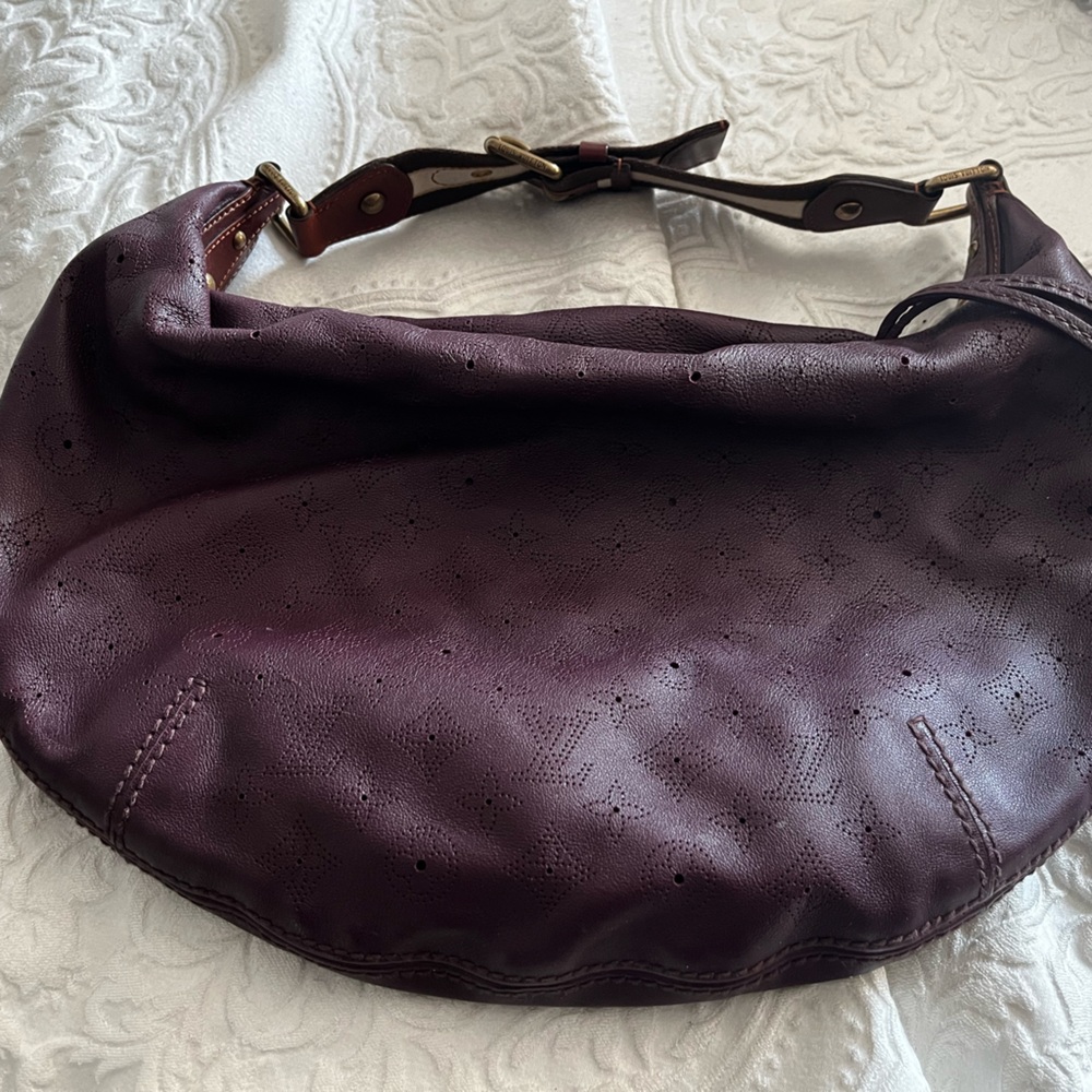 Louis Vuitton Deep Purple Hobo Bag